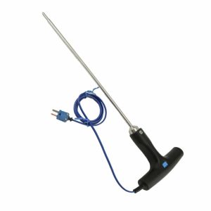 Type T Heavy Duty T-Handle. 1/4-inch Dia. 12-inch Probe. Reduced Tip (T-120)